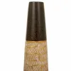 Vase Alexandra House Living Gold Ceramic 15 x 61 x 15 cm
