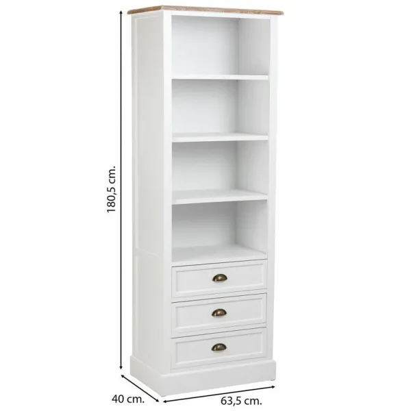 Lentyna Alexandra House Living Balta Ruda Cinko lydinys Medžio MDF 40 x 180 x 63 cm