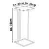 Arti Casa - Side table, helper (Black)