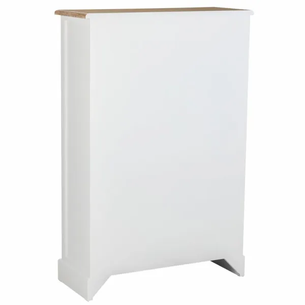 Apavu skapis Alexandra House Living Balts Brūns 33 x 120 x 80 cm