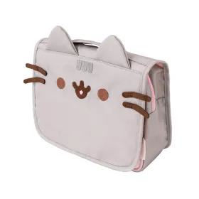 Pusheen - Foodie collection, large travel cosmetic bag with a hanging loop