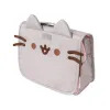 Pusheen - Foodie collection, large travel cosmetic bag with a hanging loop