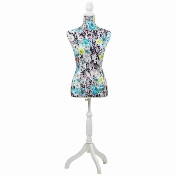 Mannekiini Alexandra House Living Sininen Polyesteri Puu Polyetyleeni Mäntypuu Puu MDF 37 x 168 x 24 cm