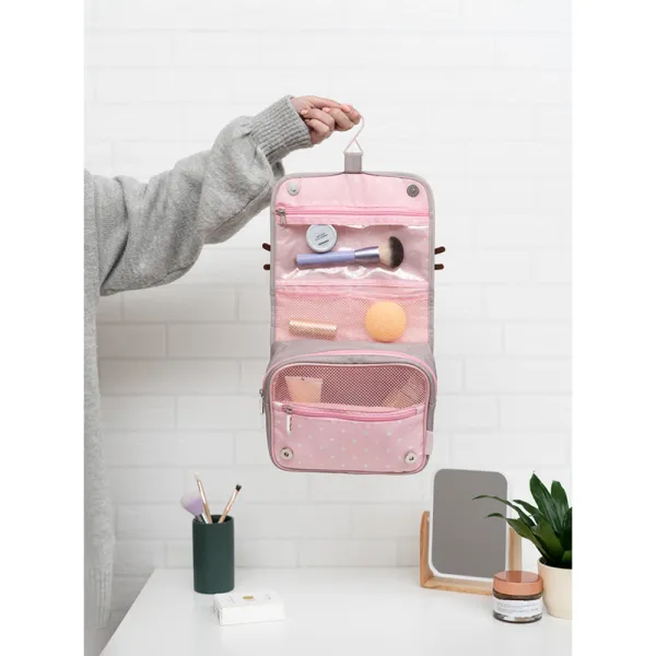 Pusheen - Foodie collection, large travel cosmetic bag with a hanging loop