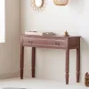 Hall Table with Drawers Alexandra House Living Brown Natural 38 x 82 x 112 cm