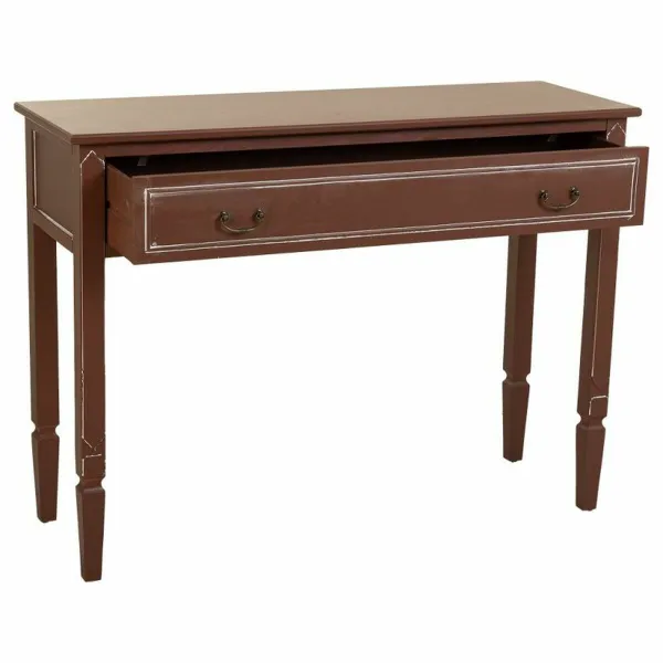 Stalas su stalčiais Alexandra House Living Ruda Natūralus 38 x 82 x 112 cm