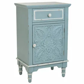 Nightstand Alexandra House Living Blue White 32 x 74 x 46 cm