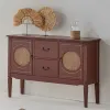 Bufete Alexandra House Living Brūns Dabisks Rotangpalma Egles koksne 40 x 78 x 106 cm