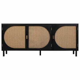 Bufete Alexandra House Living Melns Dabisks Rotangpalma Paulovnijas koks 45 x 86 x 165 cm