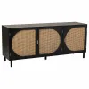Bufete Alexandra House Living Melns Dabisks Rotangpalma Paulovnijas koks 45 x 86 x 165 cm