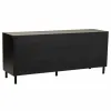 Bufete Alexandra House Living Melns Dabisks Rotangpalma Paulovnijas koks 45 x 86 x 165 cm
