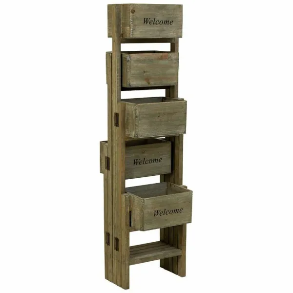 Подставка для горшка Alexandra House Living Коричневый Древесина павловнии 15 x 90 x 124 cm