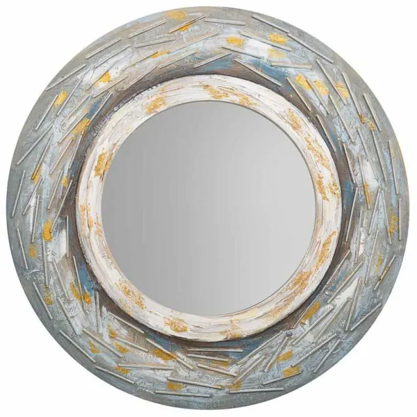 Настенное зеркало Alexandra House Living 90 x 2 x 90 cm круги