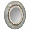 Настенное зеркало Alexandra House Living 90 x 2 x 90 cm круги