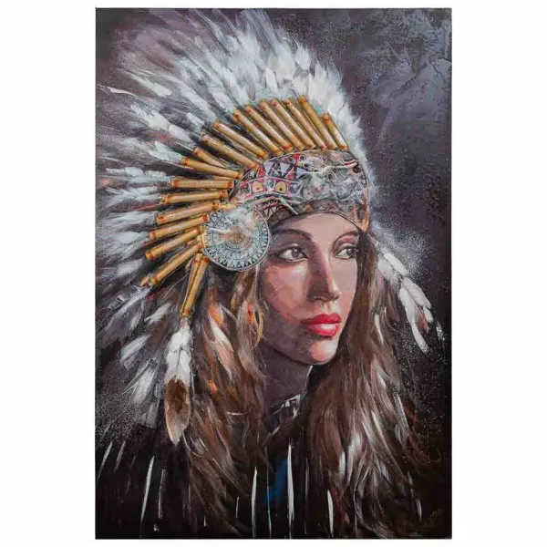 Painting Alexandra House Living Life Canvas Fir wood 120 x 2 x 80 cm