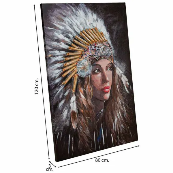 Glezna Alexandra House Living Life Canvas Egles koksne 120 x 2 x 80 cm