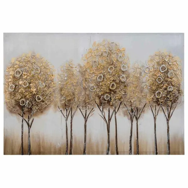 Paveikslas Alexandra House Living Nature Drobė Eglės mediena 90 x 3 x 60 cm