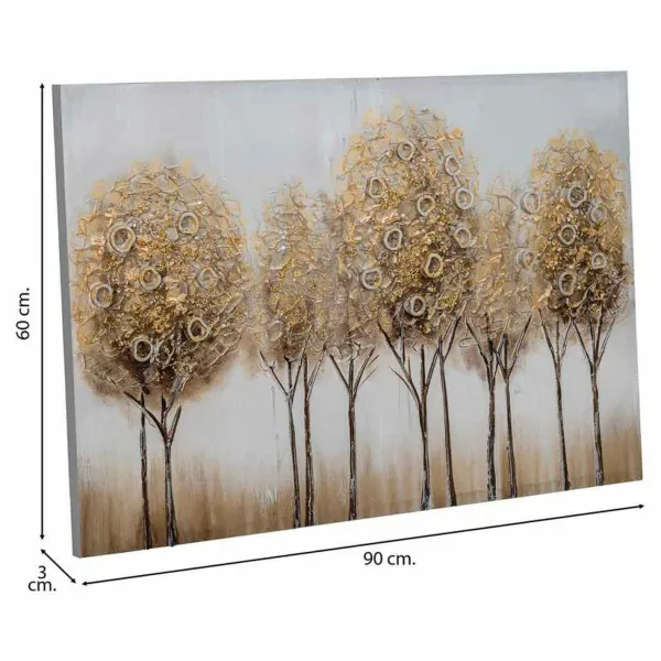 Maalaus Alexandra House Living Nature Kangas Kuusi 90 x 3 x 60 cm