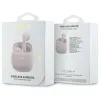 Guess Printed Classic Logo - Bluetooth TWS Headphones + Charging Case (Pink)