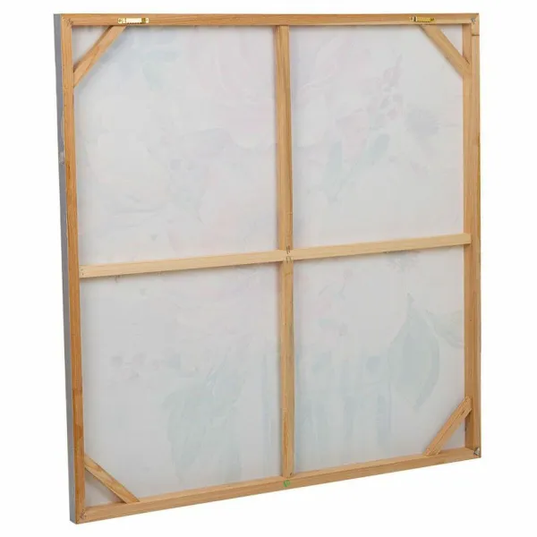 Paveikslas Alexandra House Living Nature Drobė Eglės mediena 80 x 3 x 80 cm
