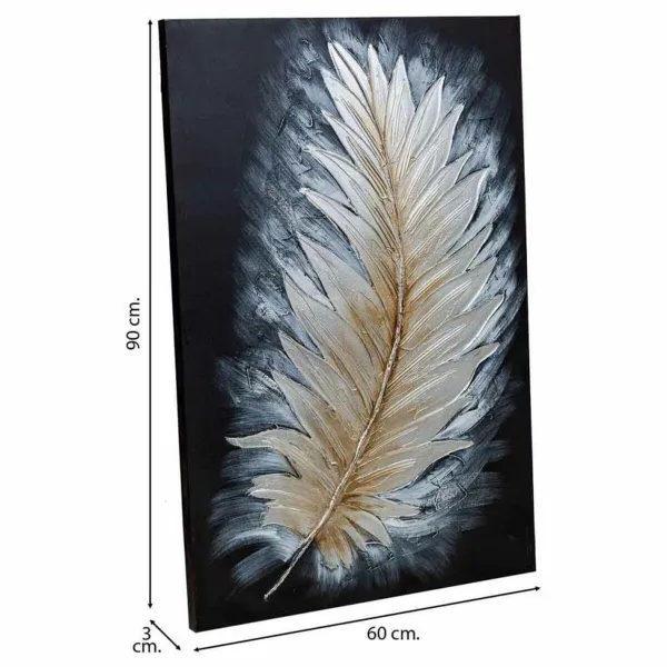 Paveikslas Alexandra House Living Nature Drobė Eglės mediena 90 x 3 x 60 cm
