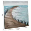 Maalaus Alexandra House Living Nature Kangas Kuusi 80 x 3 x 80 cm