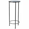 Flower Pot Stand Alexandra House Living Black Iron Tile 30 x 68 x 30 cm 3 Pieces