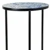 Gėlių vazonų stovas Alexandra House Living Juoda Geležis Plytelė 30 x 68 x 30 cm 3 Dalys