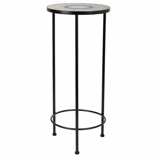 Puķu Poda Statīvs Alexandra House Living Melns Dzelzs Flīze 30 x 68 x 30 cm 3 Daudzums