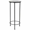Flower Pot Stand Alexandra House Living Black Iron Tile 30 x 68 x 30 cm 3 Pieces