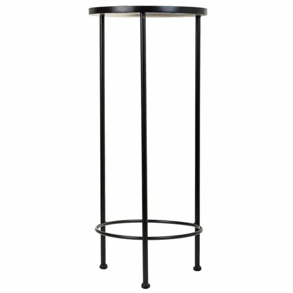 Puķu Poda Statīvs Alexandra House Living Melns Dzelzs Flīze 30 x 68 x 30 cm 3 Daudzums