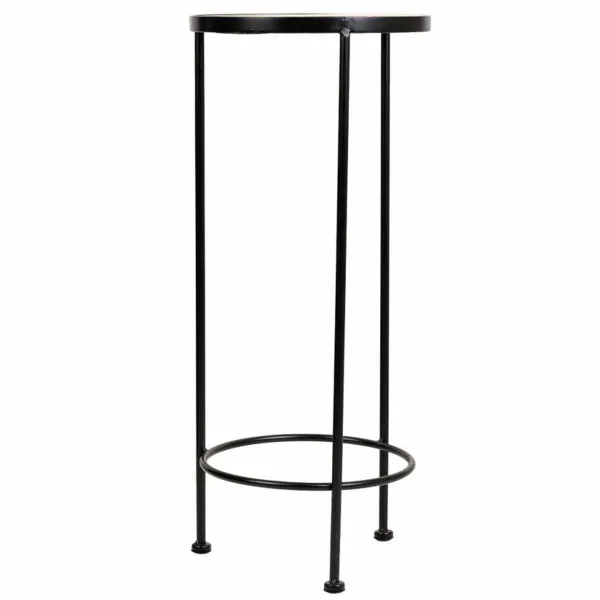 Puķu Poda Statīvs Alexandra House Living Melns Dzelzs Flīze 30 x 68 x 30 cm 3 Daudzums
