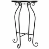 Gėlių vazonų stovas Alexandra House Living Juoda Geležis Plytelė 35 x 60 x 35 cm