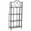 Plaukti Alexandra House Living Melns Dzelzs Flīze 27 x 133 x 57 cm