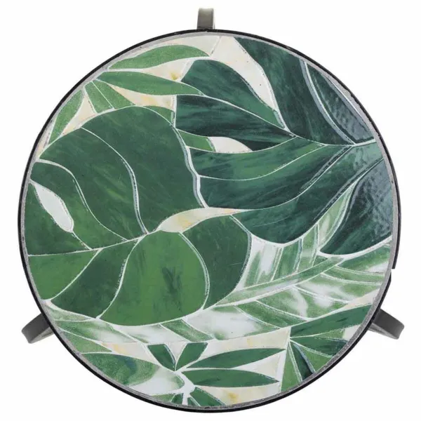 Puķu Poda Statīvs Alexandra House Living Melns Dzelzs Flīze 35 x 36 x 35 cm 3 Daudzums