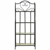 Plaukti Alexandra House Living Melns Dzelzs Dzelzs konstrukcija Flīze 27 x 133 x 57 cm