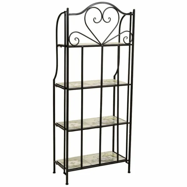 Полка Alexandra House Living Чёрный Железо Ковка плитка 27 x 133 x 57 cm