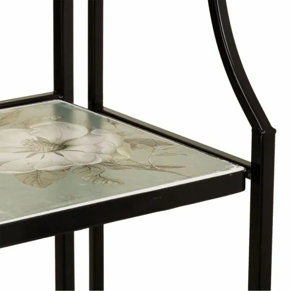 Plaukti Alexandra House Living Melns Dzelzs Dzelzs konstrukcija Flīze 27 x 133 x 57 cm