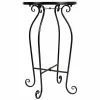 Flower Pot Stand Alexandra House Living Black Iron Tile 35 x 60 x 35 cm
