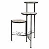 Подставка для горшка Alexandra House Living Чёрный Железо плитка 30 x 68 x 30 cm
