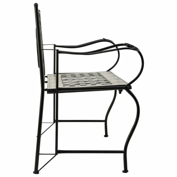 Soliņš Alexandra House Living Melns Dzelzs Flīze 50 x 88 x 110 cm