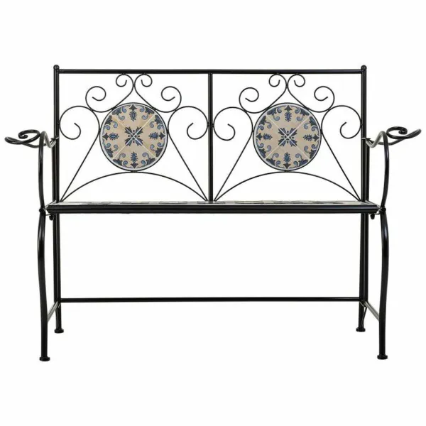 Soliņš Alexandra House Living Melns Dzelzs Flīze 50 x 88 x 110 cm