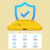 WEKOME WP-U172 - 3-in-1 Wireless Charger with MagSafe for iPhone, Apple Watch, and AirPods + Mirror (Yellow)