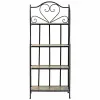 Plaukti Alexandra House Living Melns Dzelzs Flīze 27 x 133 x 57 cm