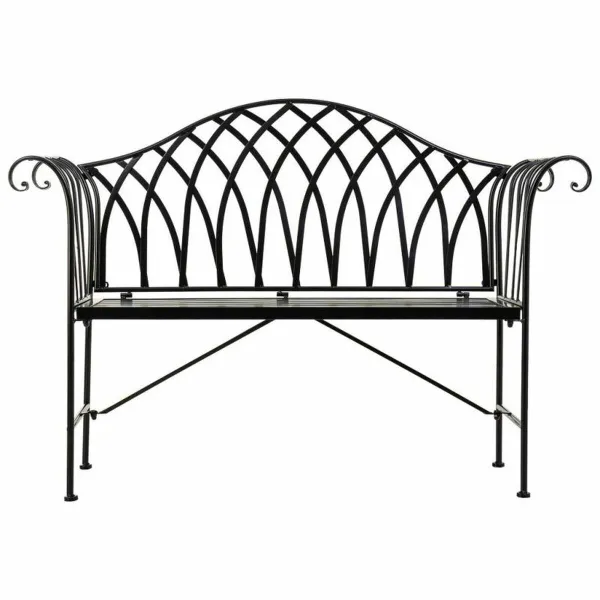 Скамья Alexandra House Living Чёрный Железо 50 x 88 x 110 cm