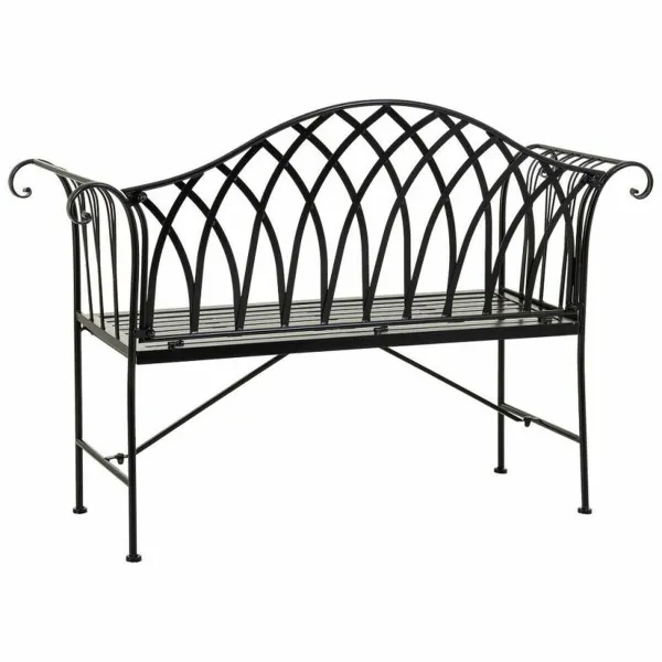 Penkki Alexandra House Living Musta Rauta 50 x 88 x 110 cm