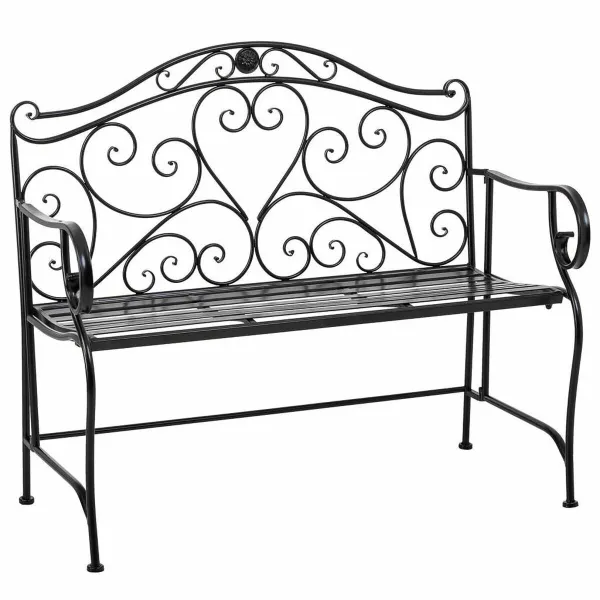 Скамья Alexandra House Living Чёрный Железо 50 x 88 x 110 cm