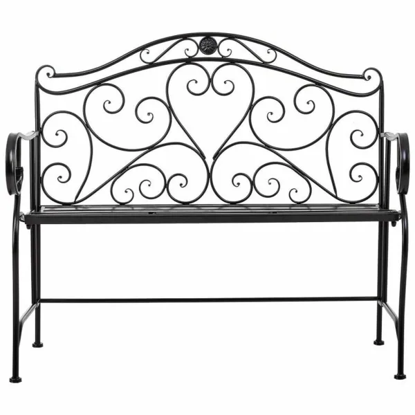 Скамья Alexandra House Living Чёрный Железо 50 x 88 x 110 cm