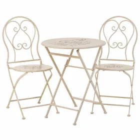 Stalo rinkinys su 2 kėdėmis Alexandra House Living Balta 60 x 75 x 60 cm
