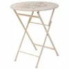 Table set with 2 chairs Alexandra House Living White 60 x 75 x 60 cm